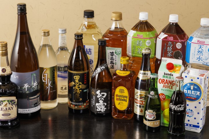 飲み放題のお飲み物